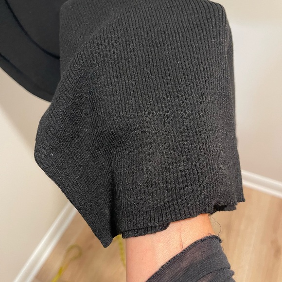 JAMES PERSE NWT stretch linen dress- black/white Size 3 (8-12) - Picture 9 of 10